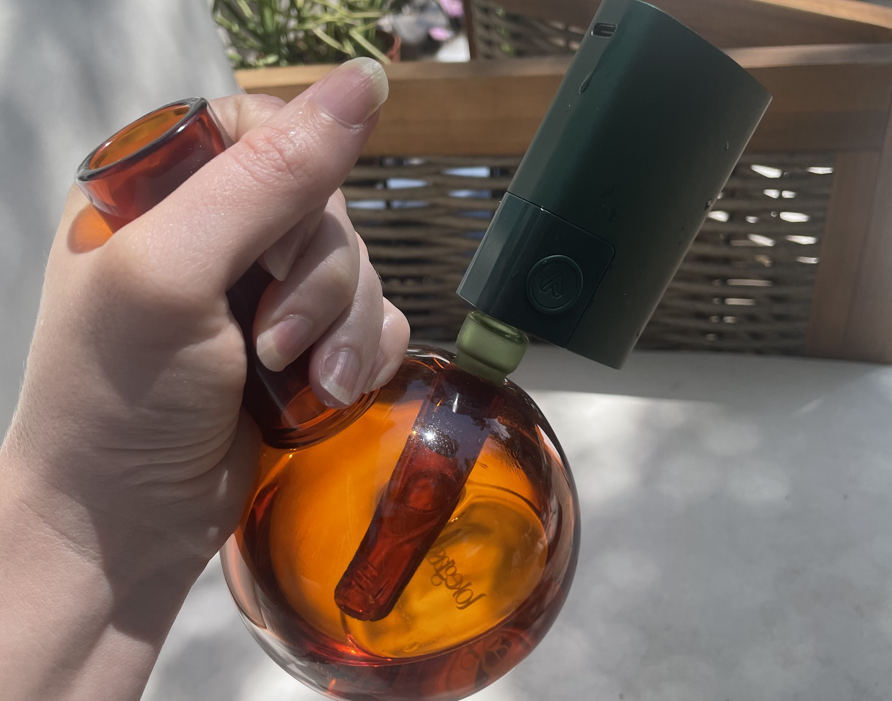 bong vape How to Use a Bong with a Dry Herb Vaporizer