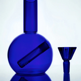 loke glass gaia bubbler in blue