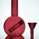 Gaia - Burgundy Loke Glass