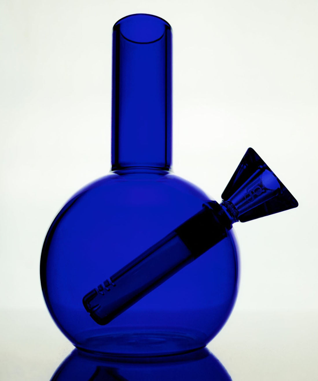 loke glass gaia bong in blue