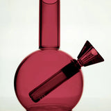 Gaia - Burgundy Loke Glass