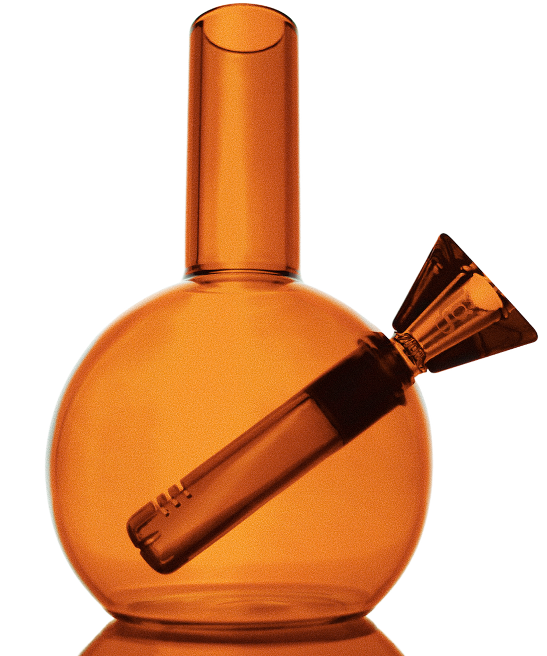 loke glass gaia bong in amber