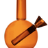loke glass gaia bong in amber