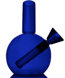 loke glass gaia bubbler in blue