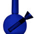 loke glass gaia bubbler in blue