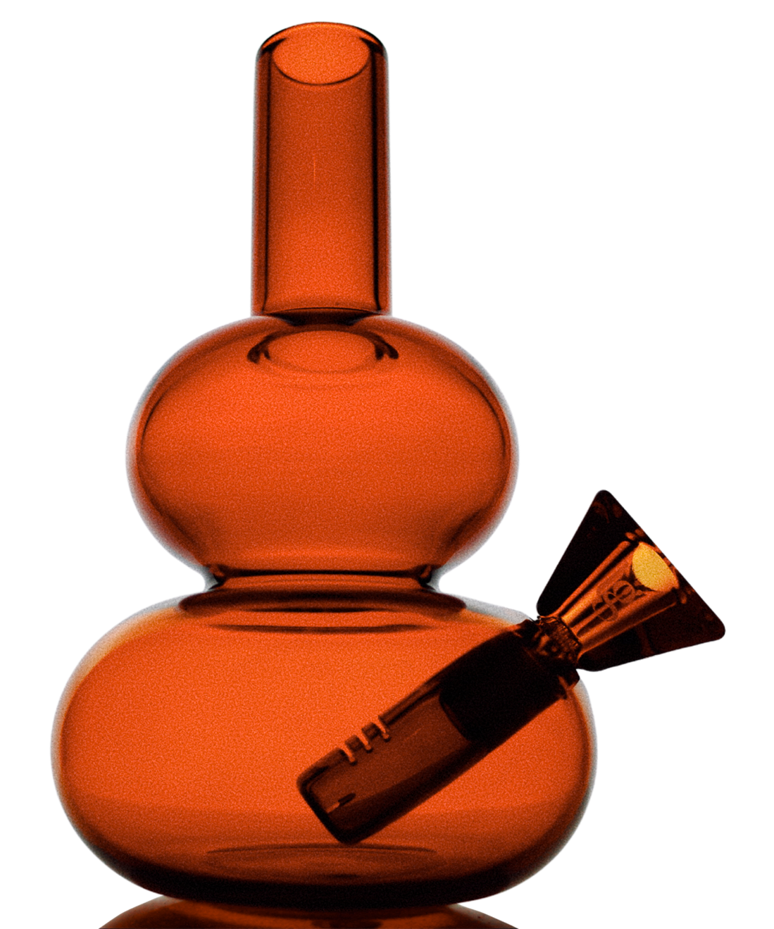 loke glass lilah bong in amber
