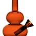 loke glass lilah bong in amber