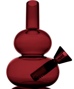 Lilah - Burgundy Loke Glass