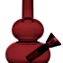 Lilah - Burgundy Loke Glass