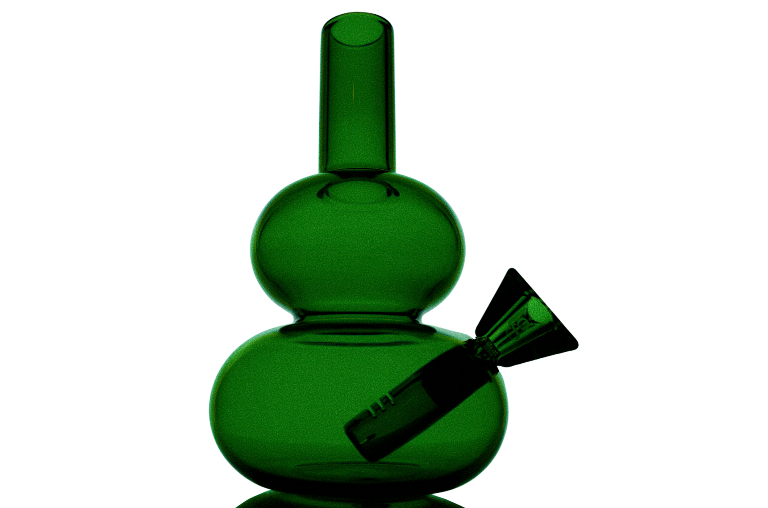 loke glass lilah in green